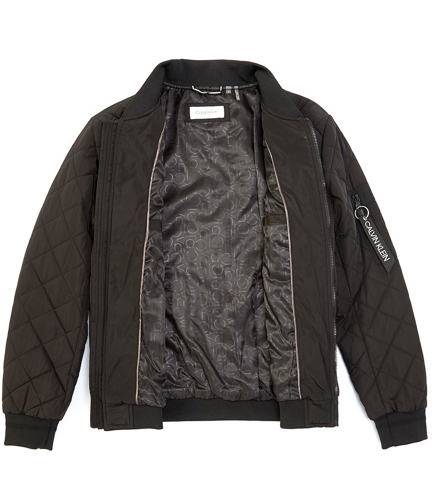 Calvin Klein Quilted Baseball Bomber Jacket