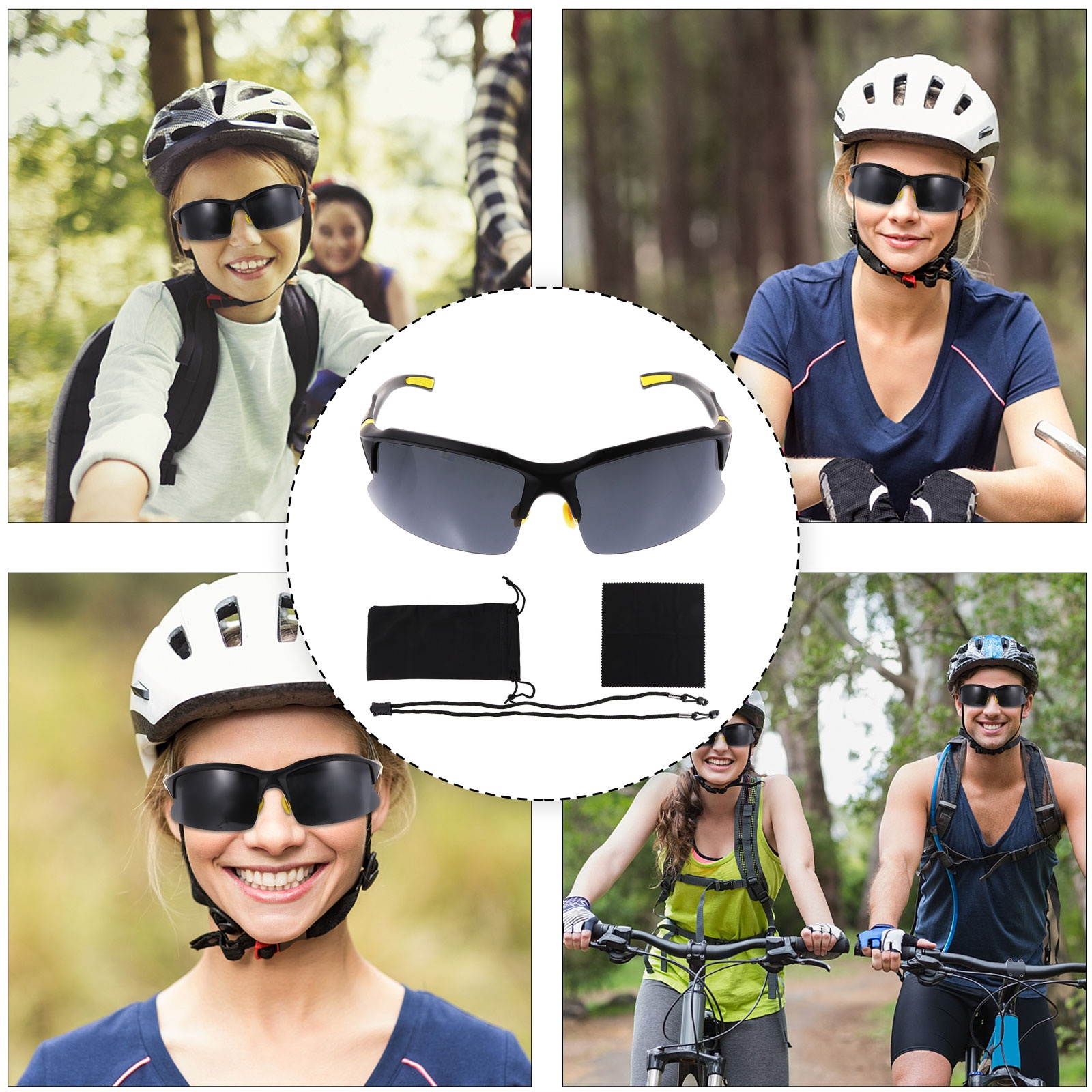 Cycling Eyewear Cycling Glasses Riding Eyewear Eyeglasses for Outdoor Outside