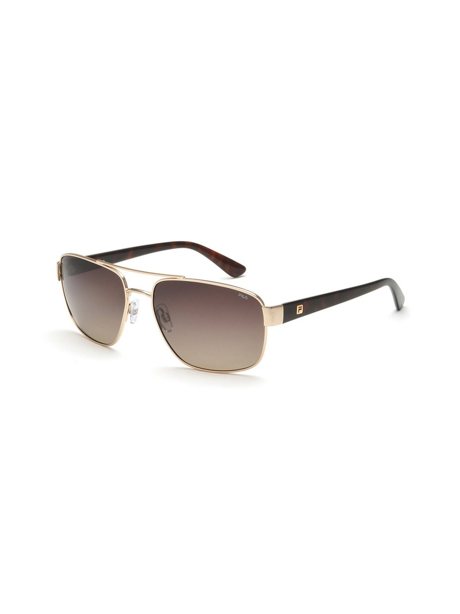 Fila Brown Square Sunglasses for Men