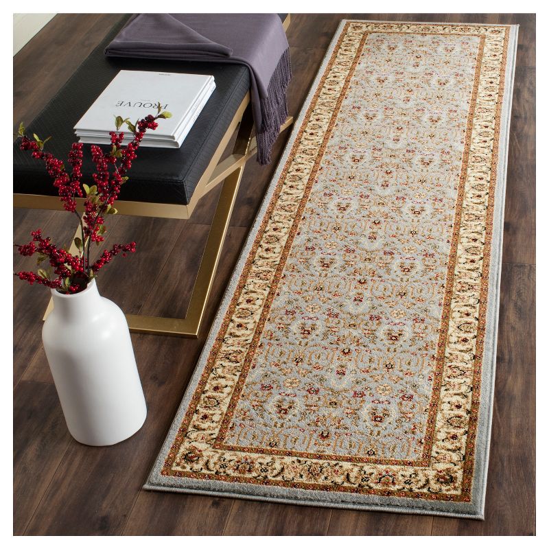 2'3"X21' Floral Runner Light Blue/Ivory - Safavieh
