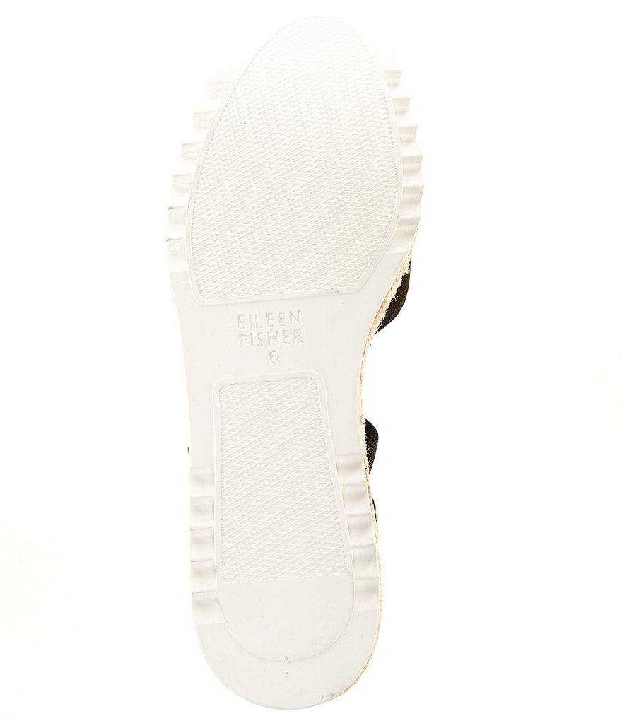 Eileen Fisher Bisa Criss-Cross Wedge Espadrilles
