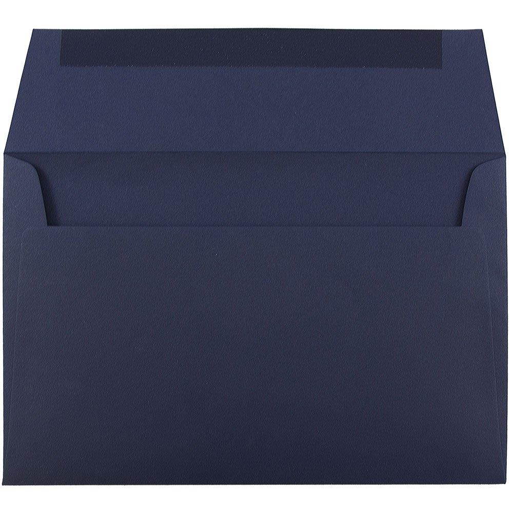 JAM PAPER A10 Premium Invitation Envelopes - 6 x 9 1/2 - Navy Blue - 50/Pack