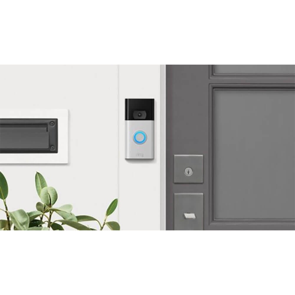 Ring Video Doorbell with Chime (2020 Release) - Satin Nickel