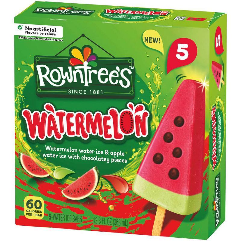 Rowntree Frozen Watermelon Bar - 12.3fl oz/5pk