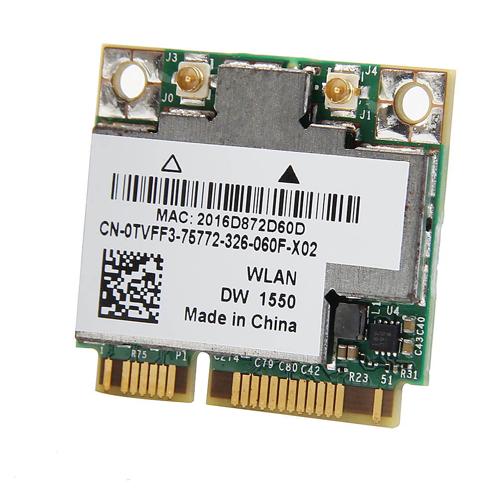 Dual Band For BCM94352HMB 867Mbps Wifi Bluetooth BT 4.0 Mini PCI-E Half Wireless WI-Fi Card BCM94352 802.11/ac DW1550