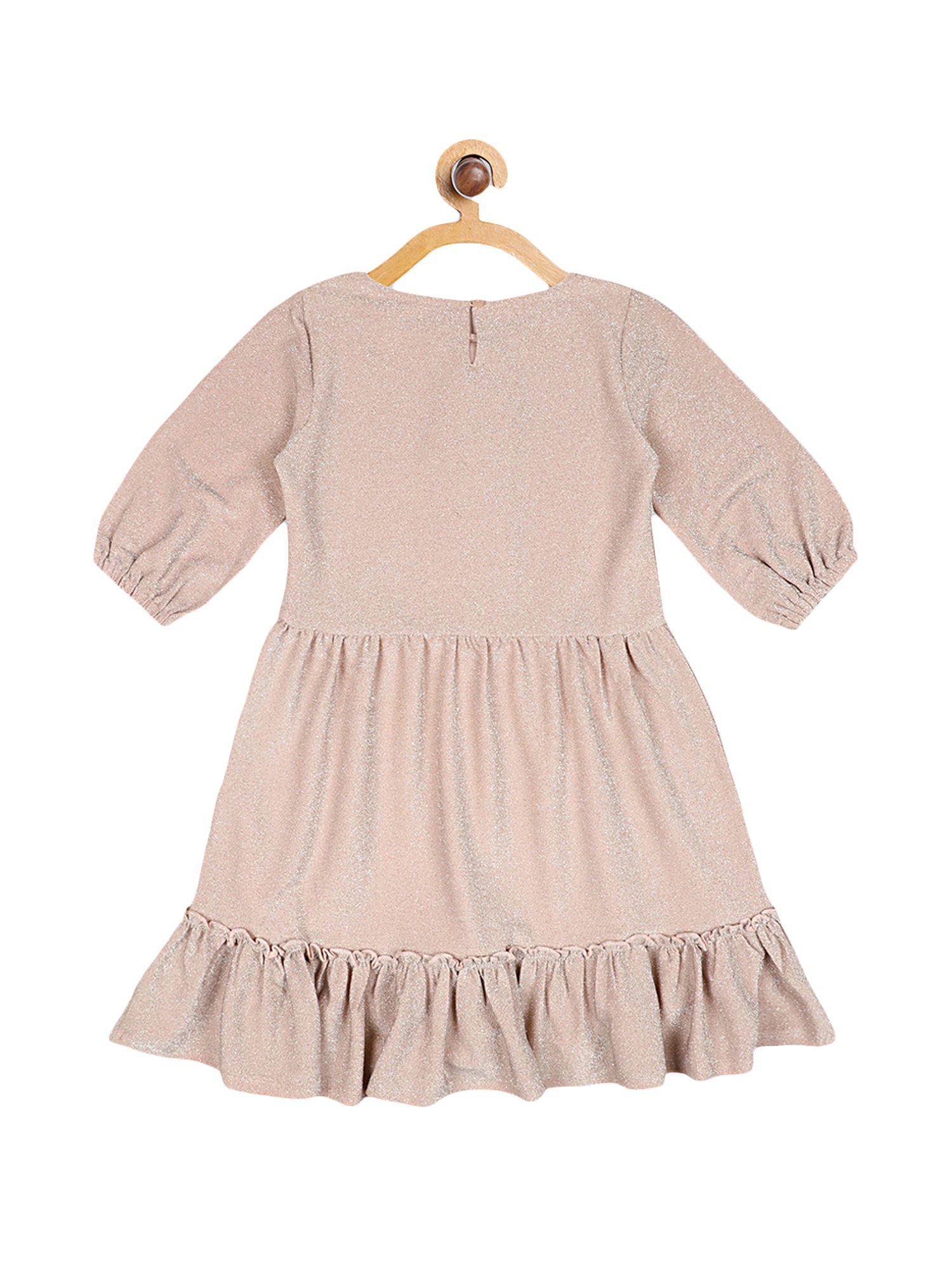 Elle Kids Pale Pink Regular Fit Dress