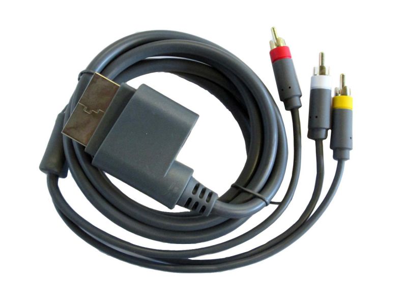 XBox 360 Slim Parts Bundle - Power Adapter and AV Cable - by Mars Devices