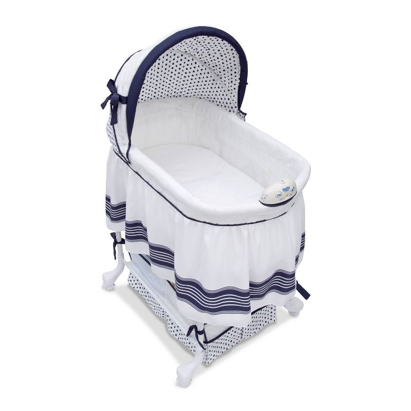Delta Children Smooth Glide Bassinet - Marina