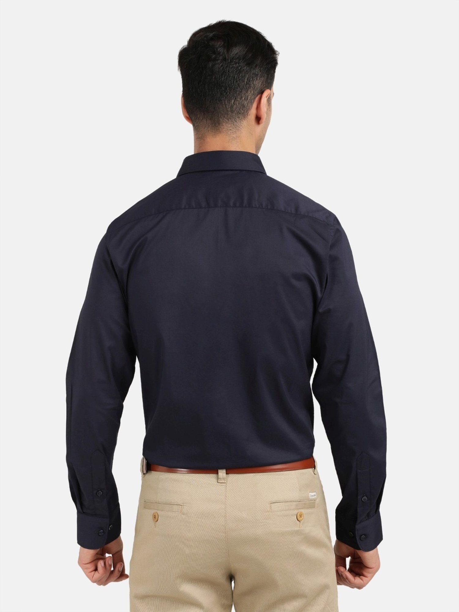 Ivoc Navy Slim Fit Shirt