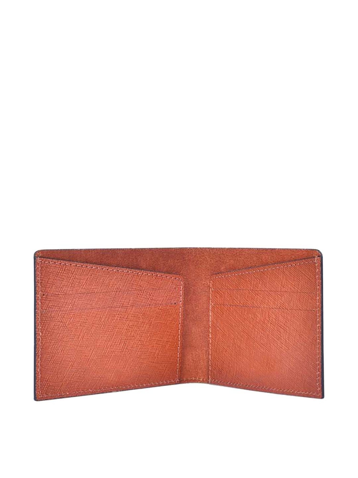 BELWABA Brown Casual Leather Bi-Fold Wallet for Men