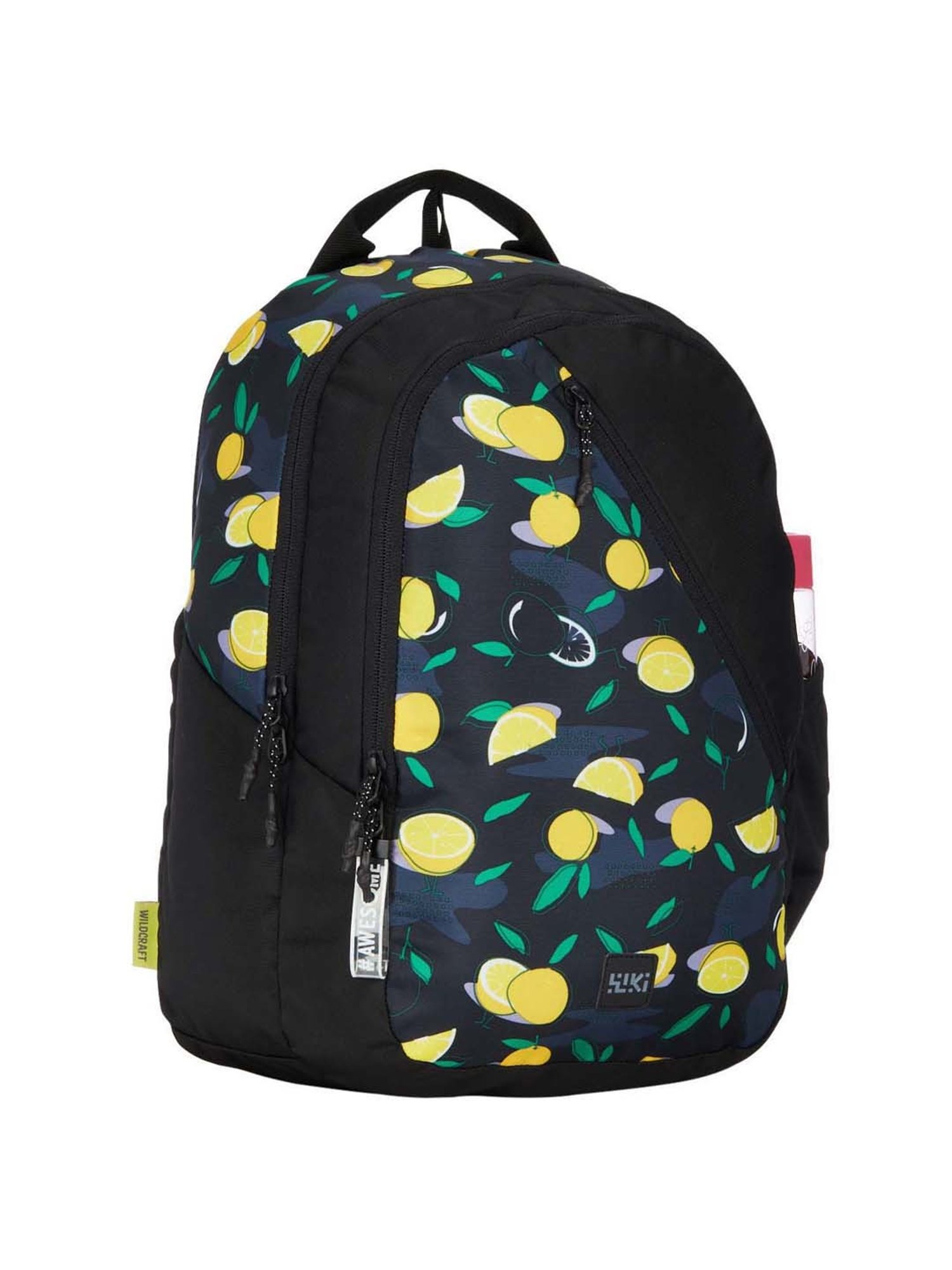 Wiki 21.5 Ltrs Black Medium Backpack