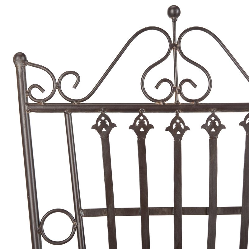 Belen 3pc Bistro Set - Black Rust - Safavieh