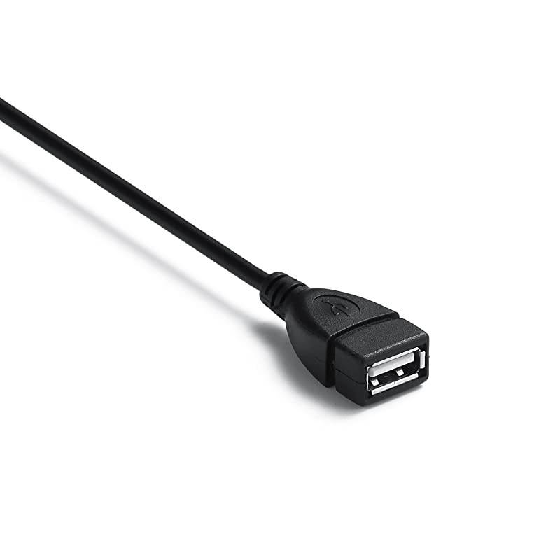 Pack USB 0 Cable A Female to USB B Male Cable for Printer Extender Connection Cables USBAFUSBBM Adapter USBAUSBB Cables Black