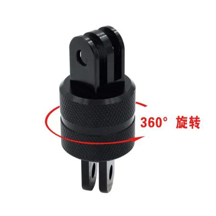 Aluminum 360 Degree Rotating Adapter Mount Swivel Arm Mount for Go pro Connector Gopro hero 1/2/3/3+ 4