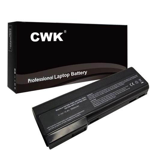 CWK&trade; 7800mAh 9 Cell New High Capacity Battery for HPEliteBook 8560p 8460p 8460w 628368-351 HSTNN-LB2H QK642AA HP EliteBook 8570p 8470w 8470p ThinClient 6360t HSTNN-OB2G ProBook 6360b 6460b 6465b