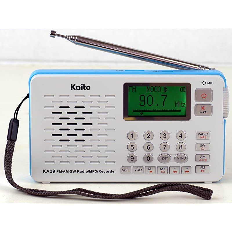KA29 All in one World Receiver with Recorder, AM FM SW Radio and MP3 Player