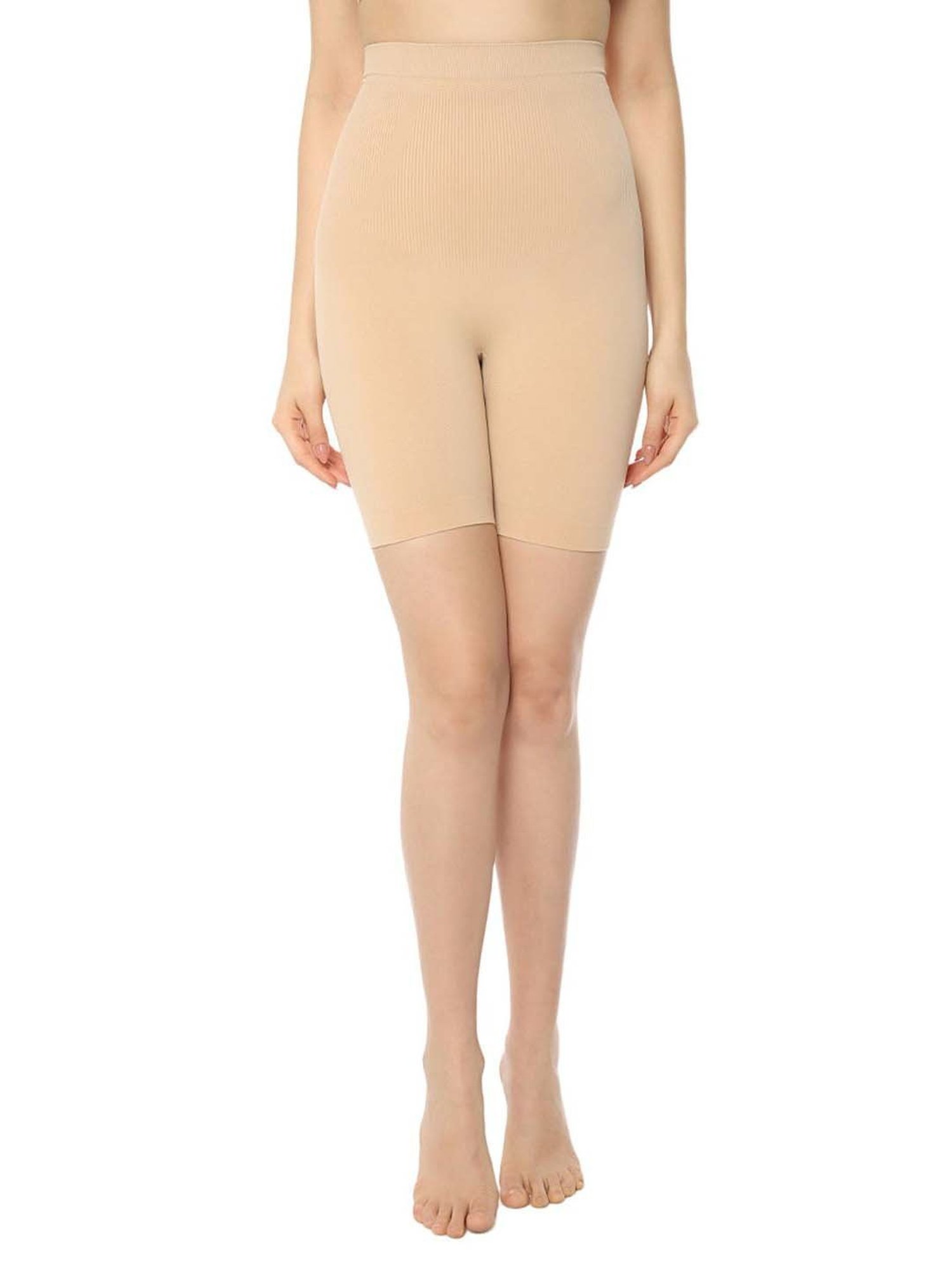 Amante Beige Full Coverage Thigh Shaper