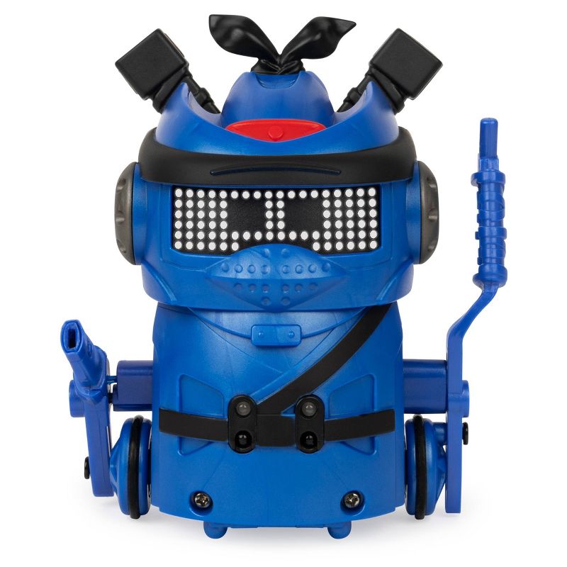Ninja Bots Battling Robot with 3 Weapons Trainer - Blue