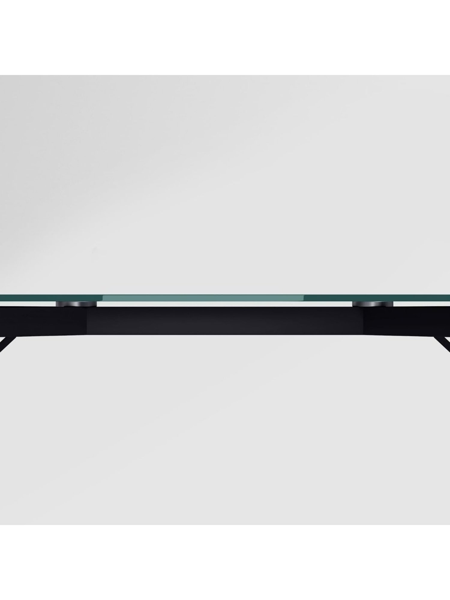 Godrej Interio Silica Black Metal 6 Seater Rectangular Dining Table