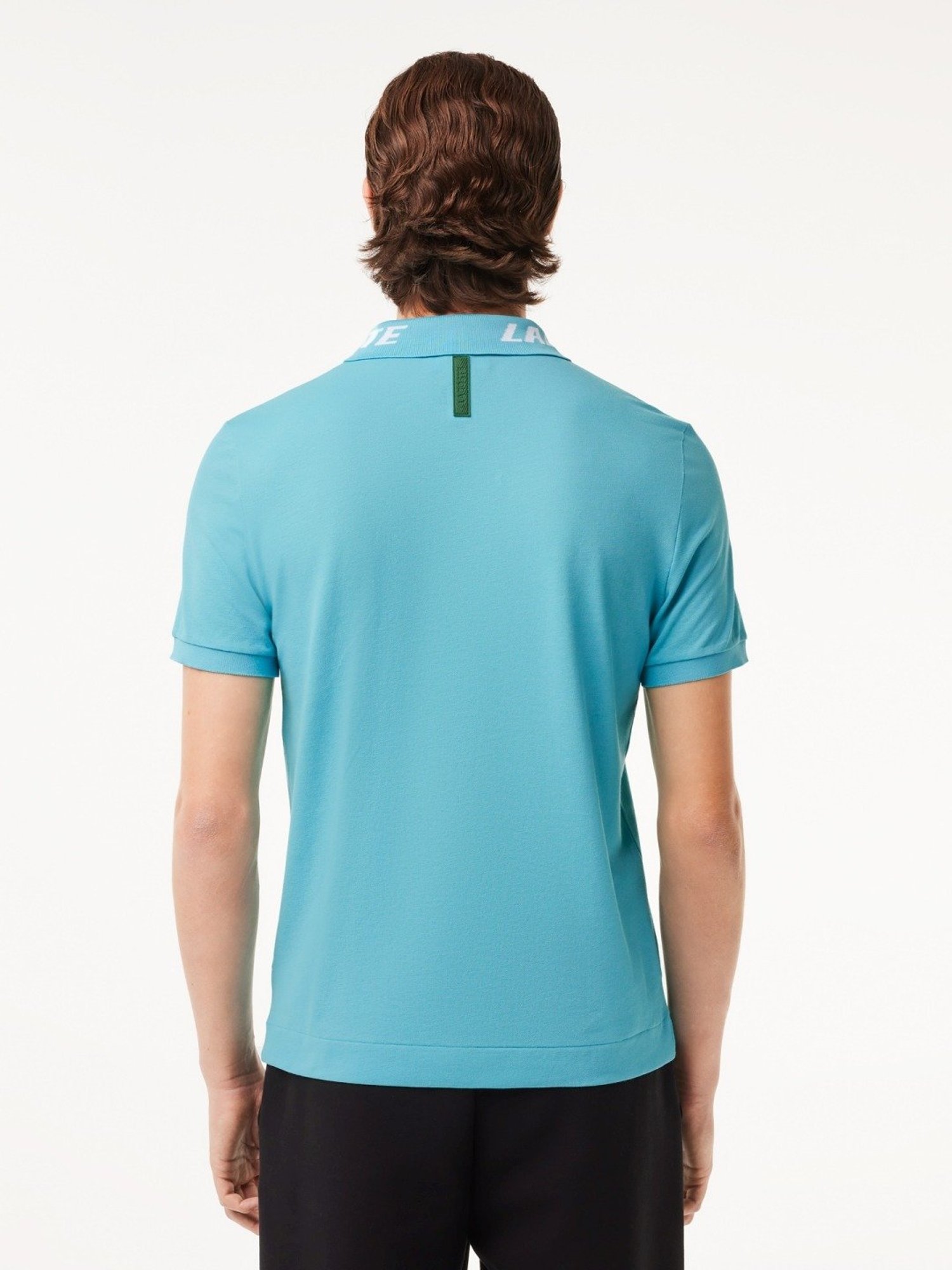 Lacoste Blue Cotton Slim Fit Polo T-Shirt