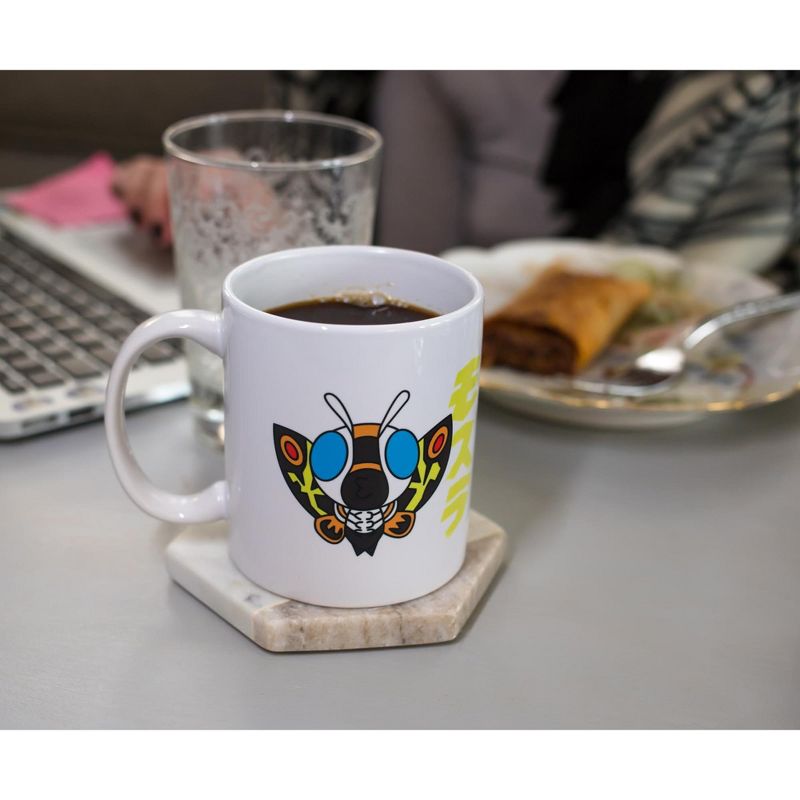 Surreal Entertainment Godzilla Chibi Mothra Ceramic Mug Exclusive | Holds 11 Ounces