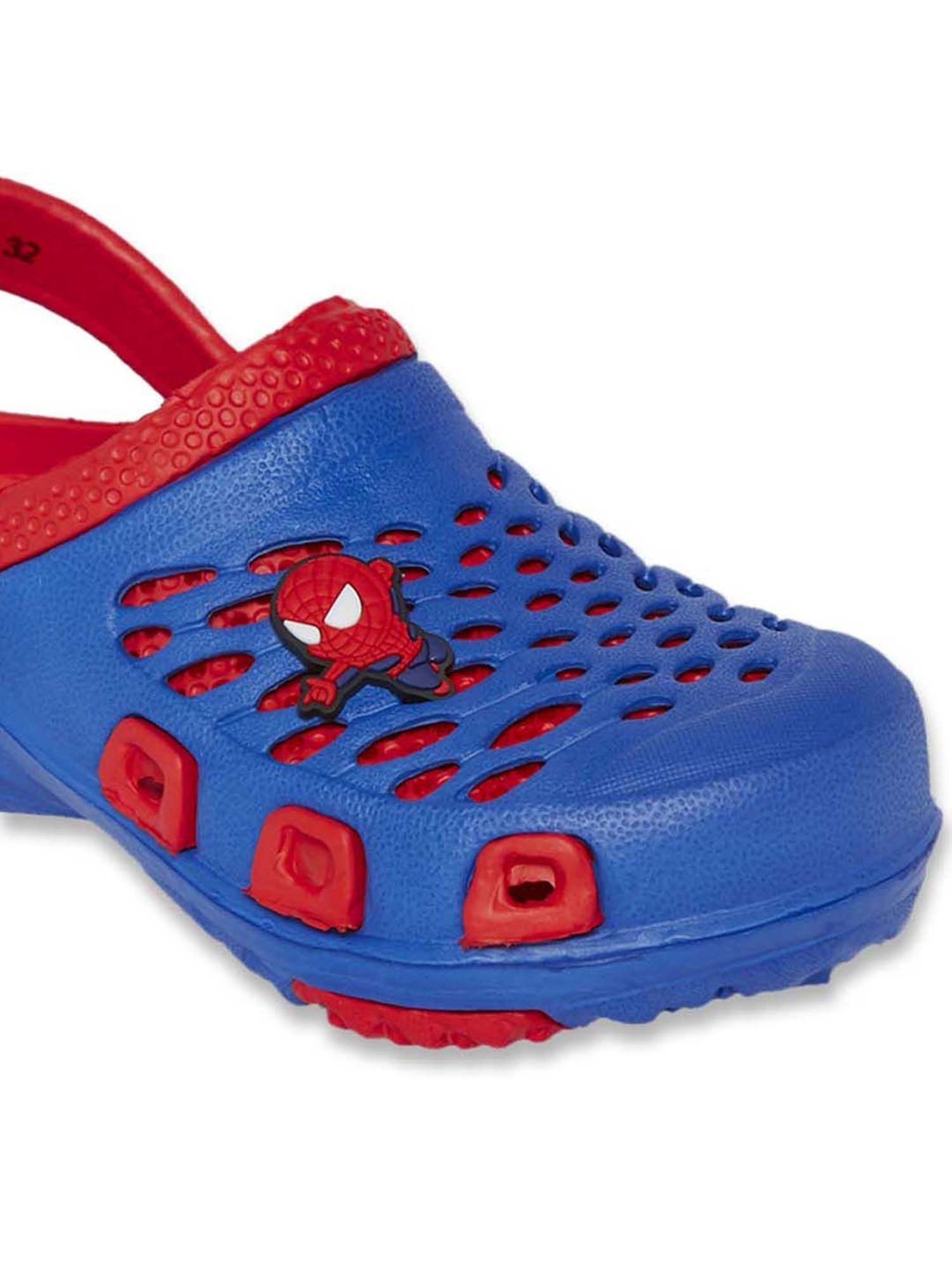 Yellow by Westside Navy Stripe Pattern Slides