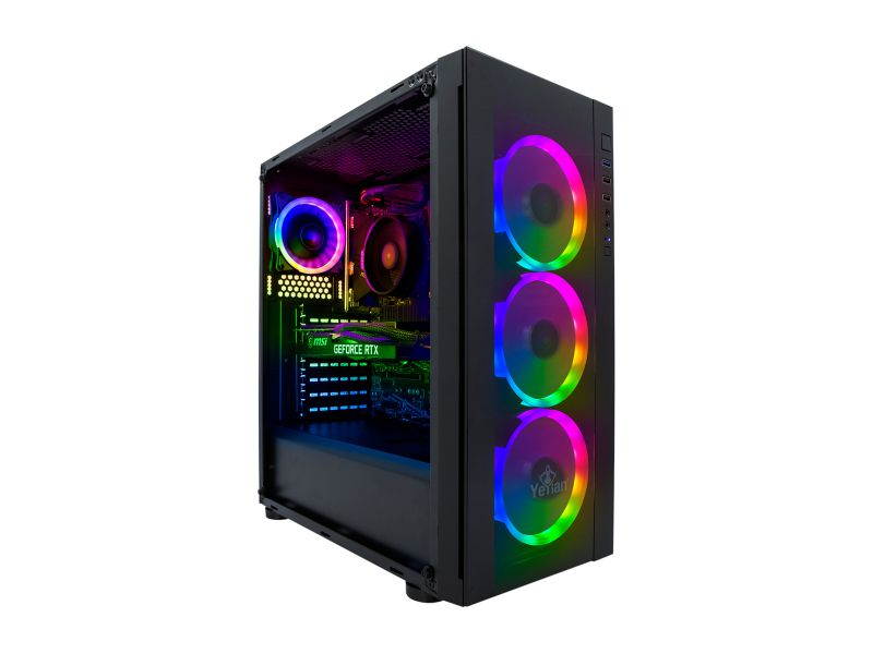Yeyian Gaming Desktop Katana R02 YPB-KAT-R02 Ryzen 5 5000 Series 5600X (3.70 GHz) 16 GB DDR4 1 TB NVMe SSD NVIDIA GeForce RTX 3070 Windows 10 Home 64-bit