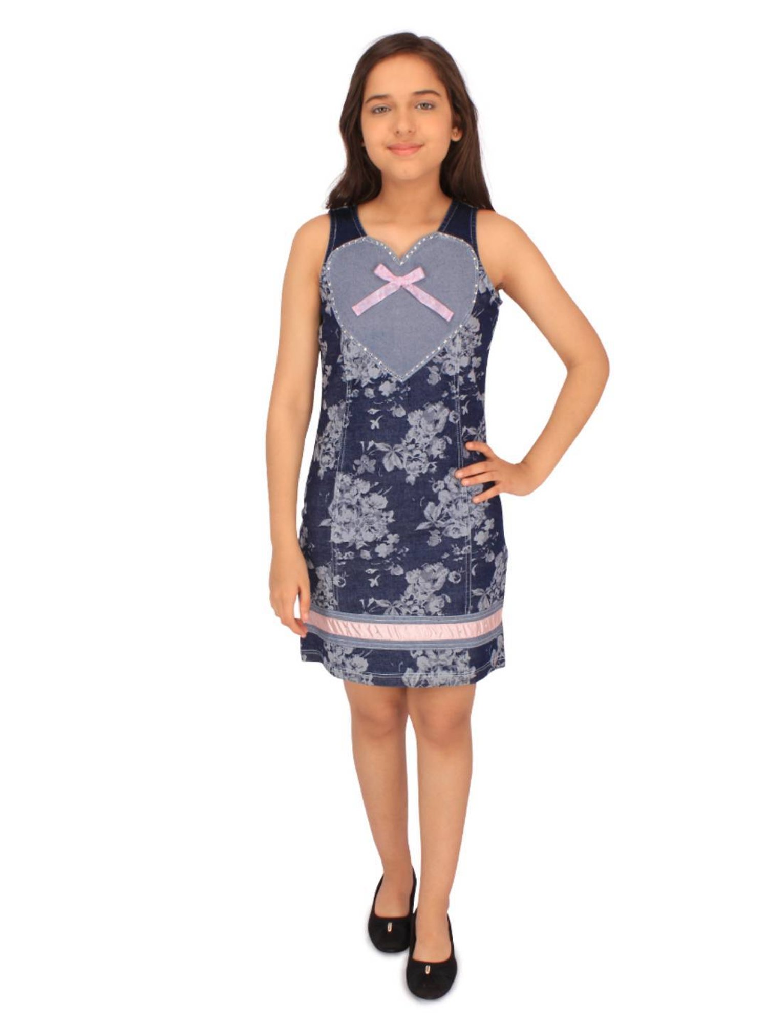 Budding Bees Kids Multicolor Floral Print Dress