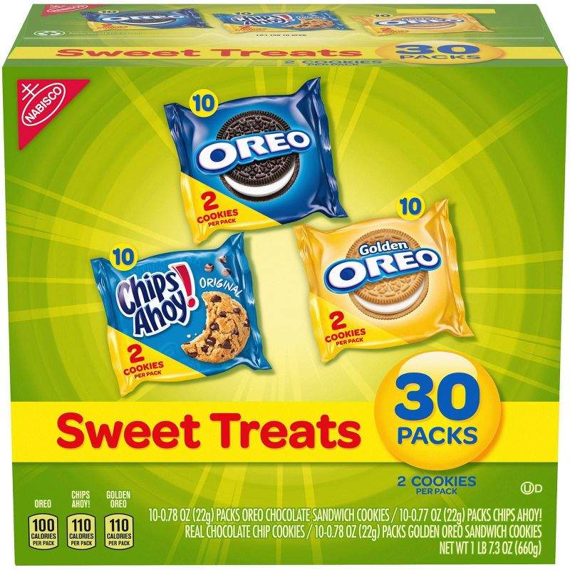 Nabisco Cookies Sweet Treats Pack - 30ct