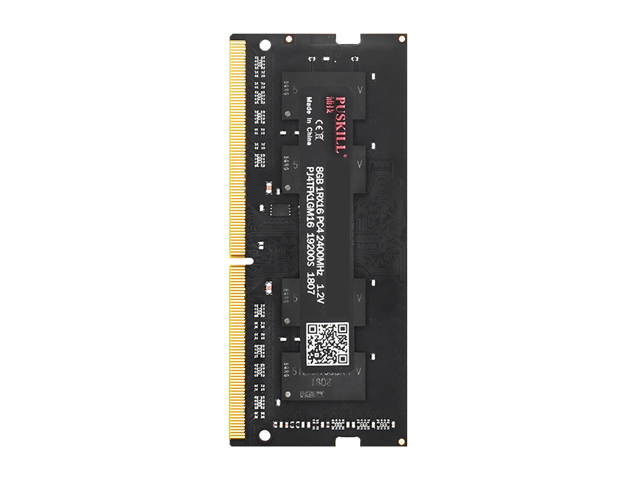PUSKILL DDR3 1600MHz SODIMM RAM PC3-12800 4G 1.35V CL11 204 Pin Support ECC Unbuffered Laptop Memory Notebook RAM Module for Mac Intel and AMD System