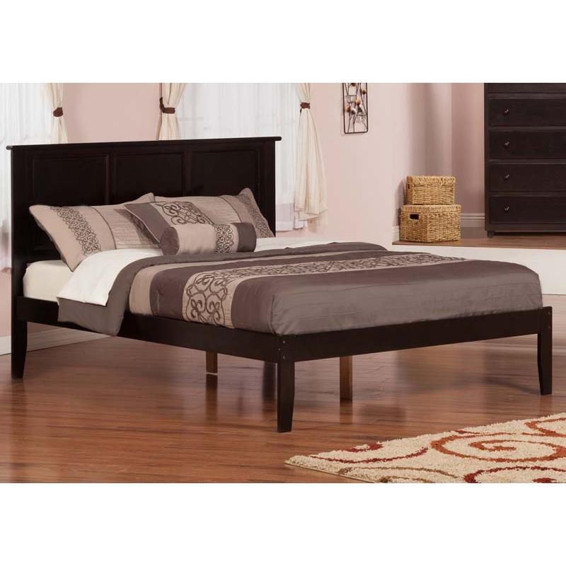 Jupiter Mid Tufted Platform Bed - Queen - Gray - Baxton Studio