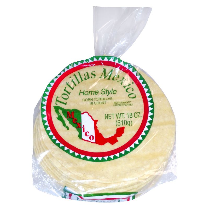 Tortillas Mexico Yellow Corn Tortillas - 18oz/18ct