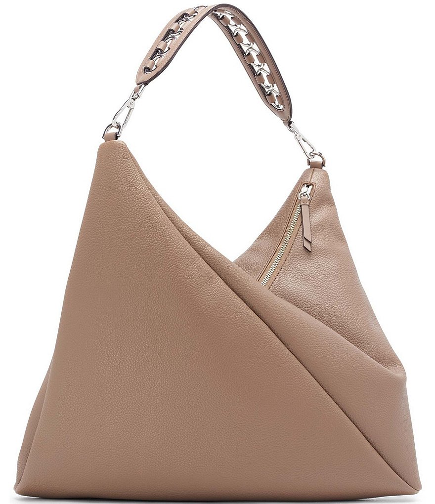 Calvin Klein Ivy Linen Python Hobo Bag