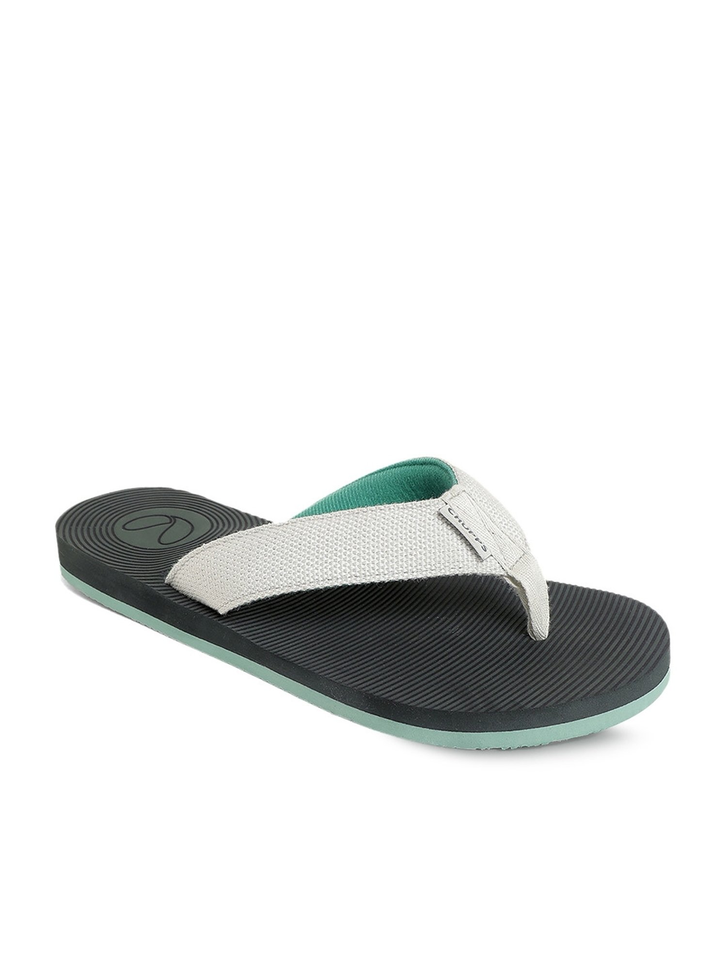 Chupps Men's Olive Flip Flops