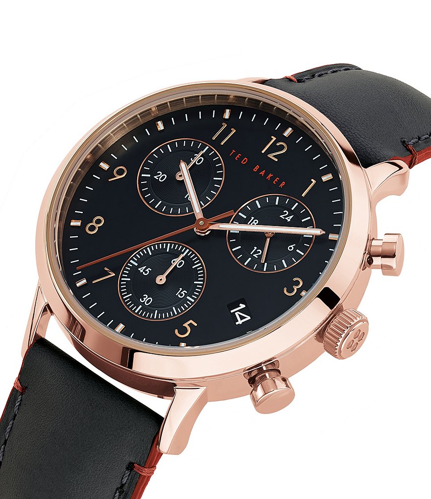 Ted Baker London Cosmop Black Chronograph Watch