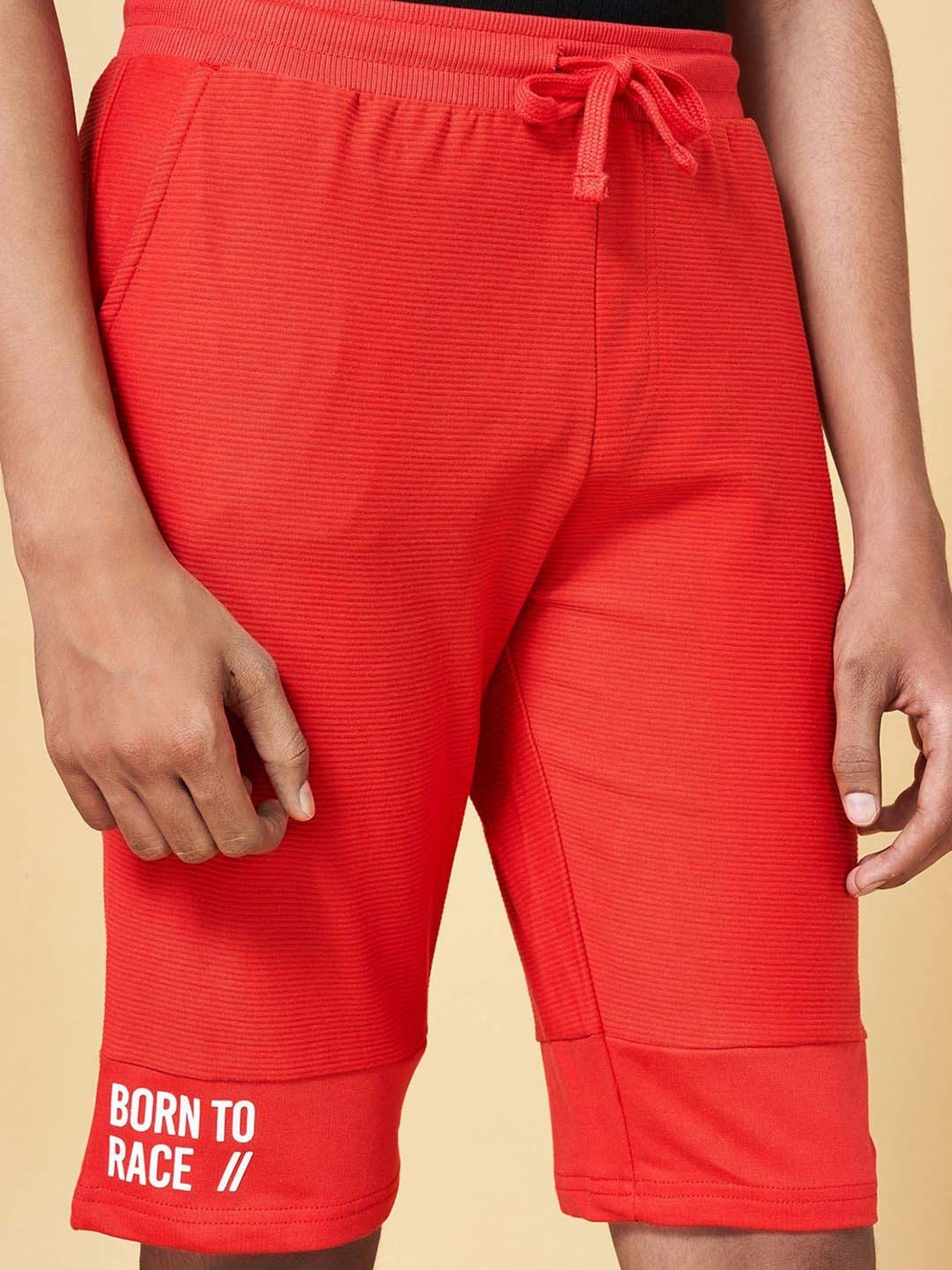 Coolsters by Pantaloons Kids Red Cotton Printed Shorts