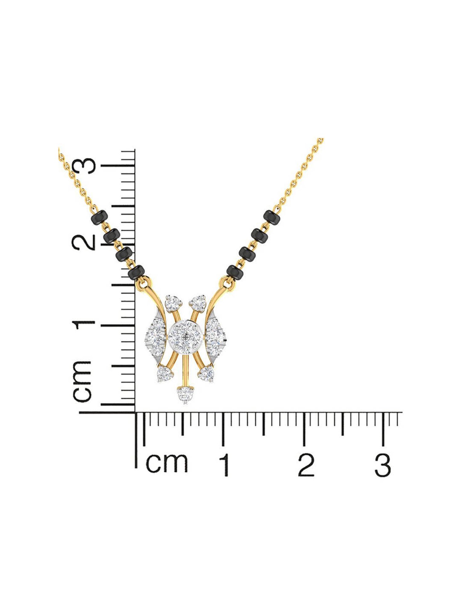 Waman Hari Pethe Jewellers 18k Gold & Diamond Mangalsutra for Women