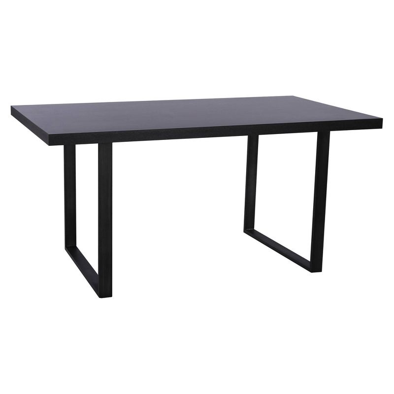 Dalak Contemporary Dining Table Gray/Black - Modern Home