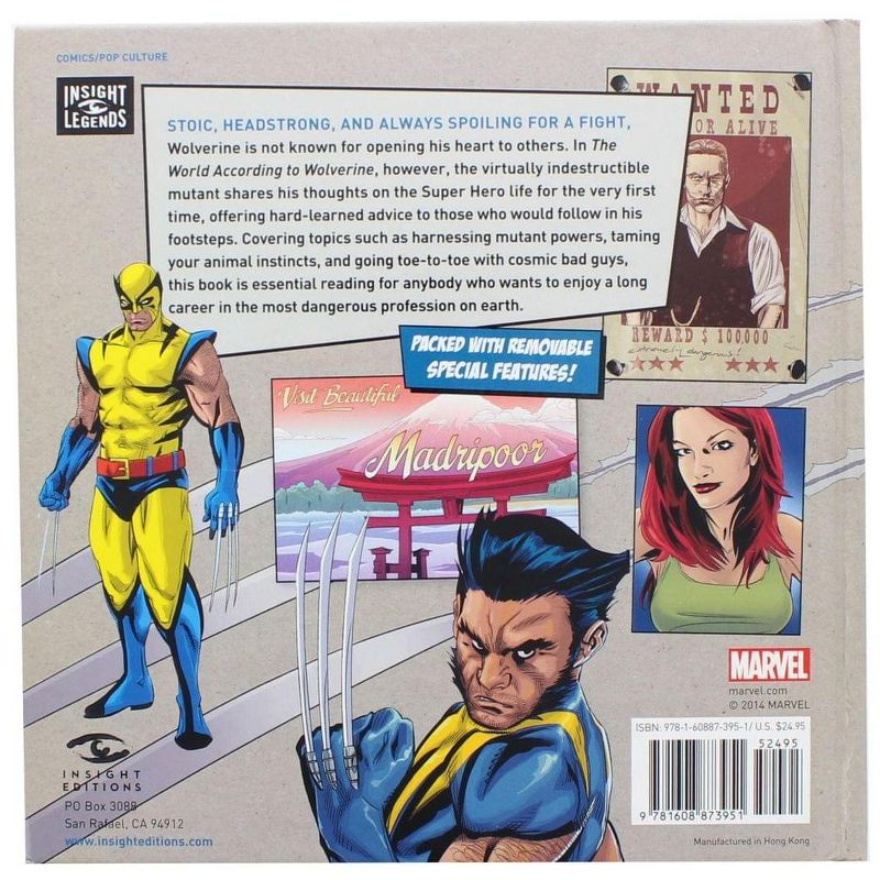 Nerd Block The World According to Wolverine Hardcover Book (Insight Legends)