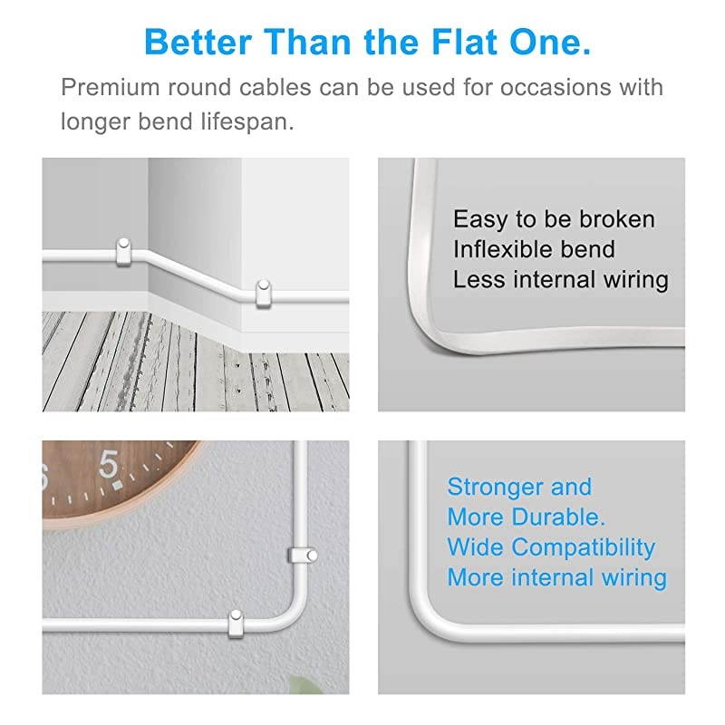 Power Extension Cable Compatible with WyzeCamWyzeCam PanYi CameraNestCam IndoorNetvueKasaCam IndoorFurbo DogZmodo Wireless CamDrop camUSB to Micro USB Charging Cord for Security Cam