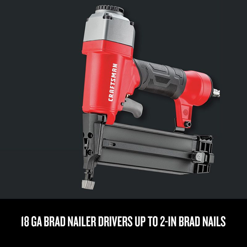 Craftsman CMEC3KITR 0.8 HP 6 Gallon Oil-Free Pancake Air Compressor with 3 Nailers Combo Kit