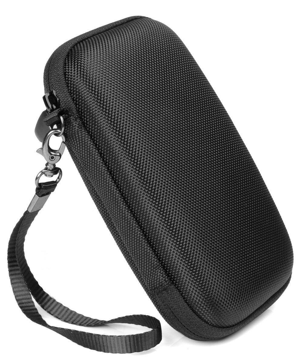 Travel Case for Wireless Foldable Sports Neckband Bluetooth Headphones Like NEXGADGET, EGRD, HOBEST, Moche, Fetta, dostyle, Senbowe, Levin,Dylan, pkman, Bestyoyo, ATC, VICTA, AVIVANT, souldio (Black)