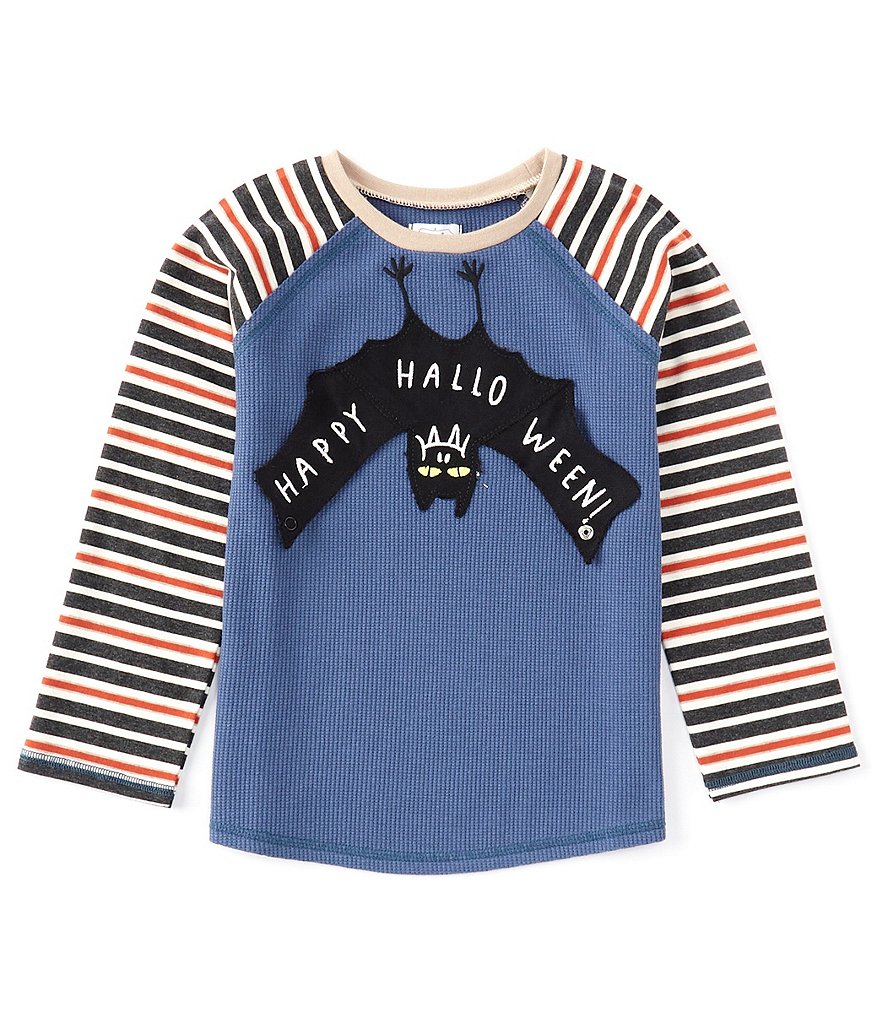 Mud Pie Little Boys 1-5 Long-Sleeve Bat Halloween Tee
