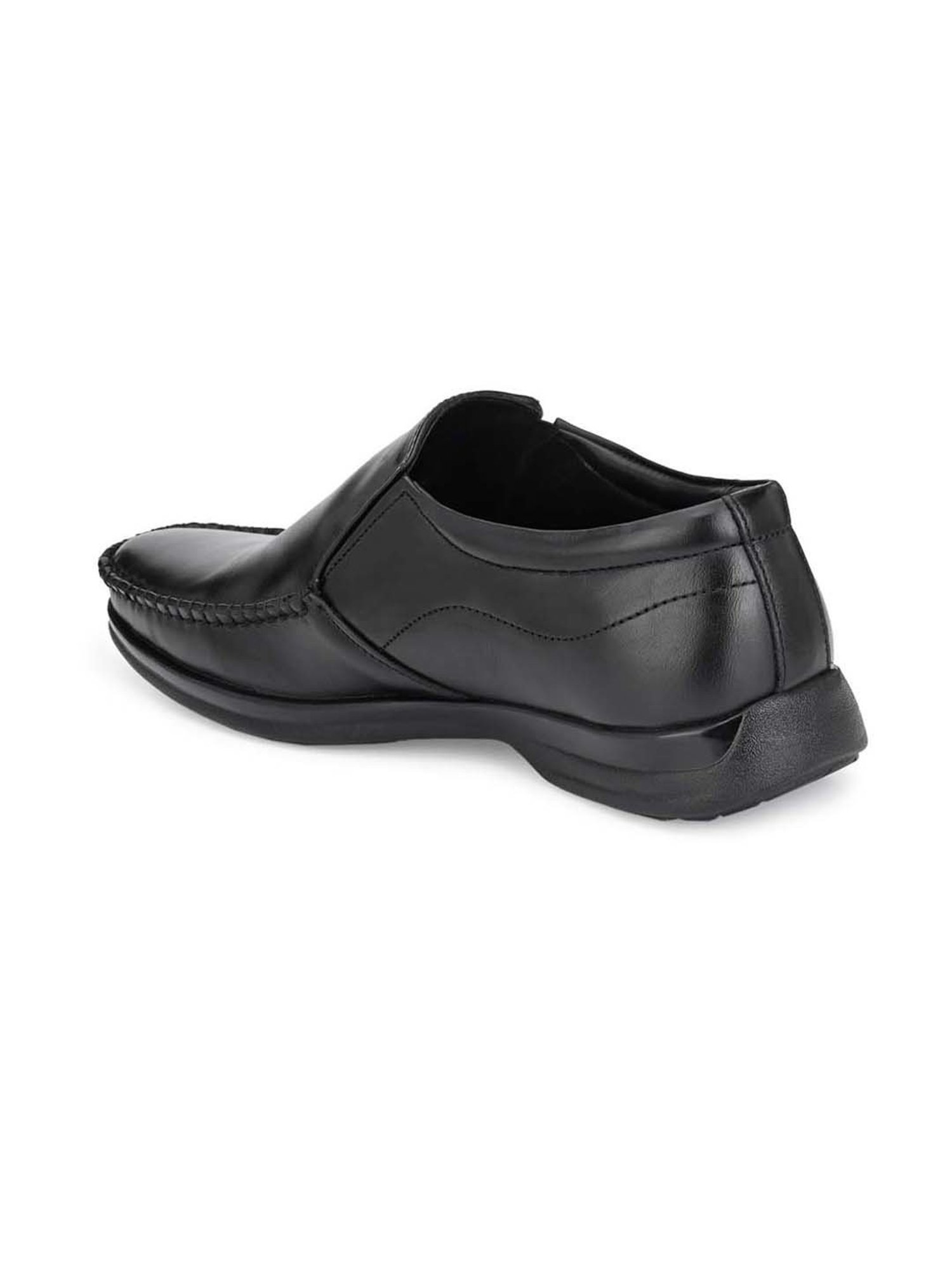 Eego Italy Men's Black Formal Loafers