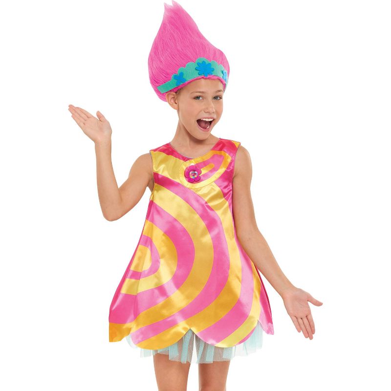 Trolls World Tour Poppy Dress Costume