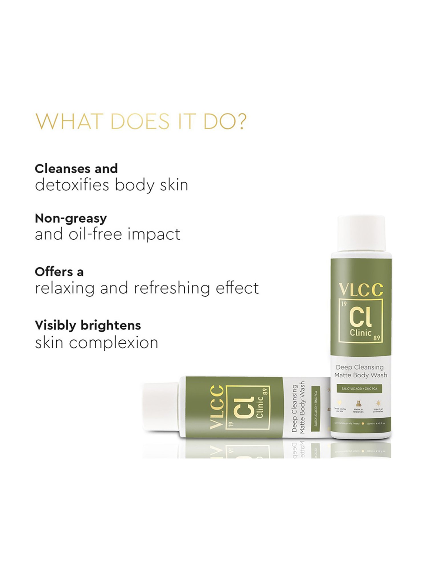 VLCC Clinic Deep Cleansing Matte Body Wash - 250 ml