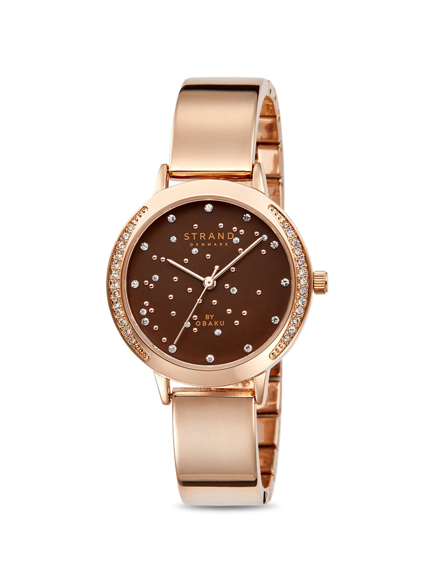 Strand By Obaku S732LHVNSV Galaxy Coffee Analog Watch for Women