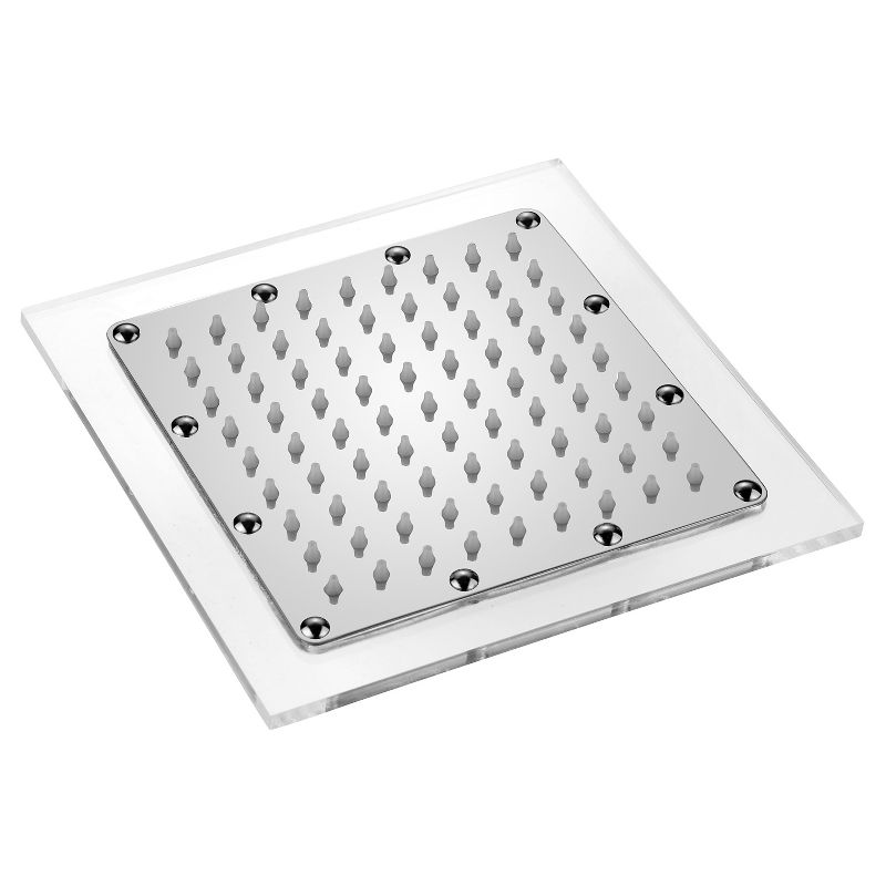 8" Rainfall Showerhead with Arm Stainless Steel - Hotelspa