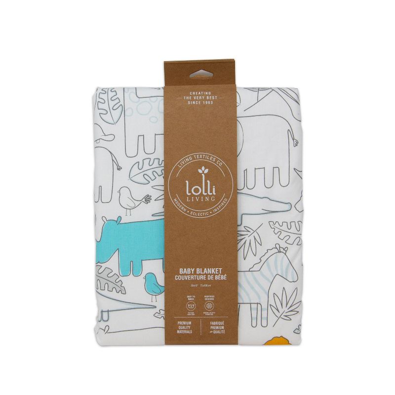 Lolli Living Stroller Baby Blanket - Safari