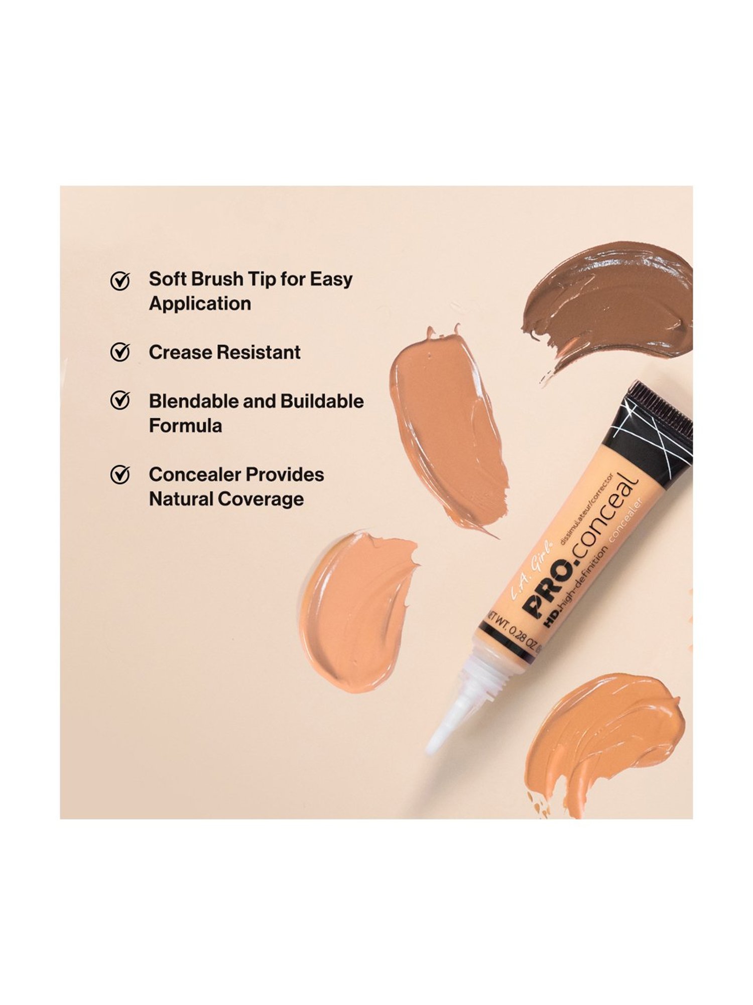 GA-DE Longevity Full Coverage Concealer 27 Fair - 7.2 ml